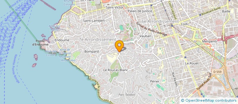 localisation de l'entreprise LA GYM C EST LA VIE à MARSEILLE