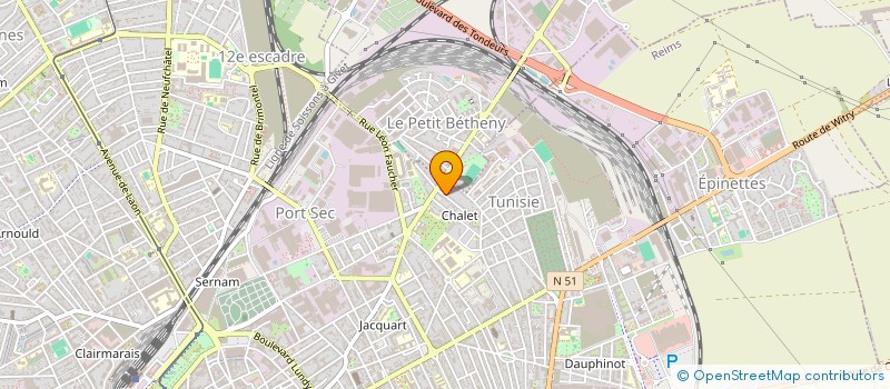 localisation de l'entreprise LA GYM SUEDOISE REIMS CHAMPAGNE-ARDENNES  REIMS