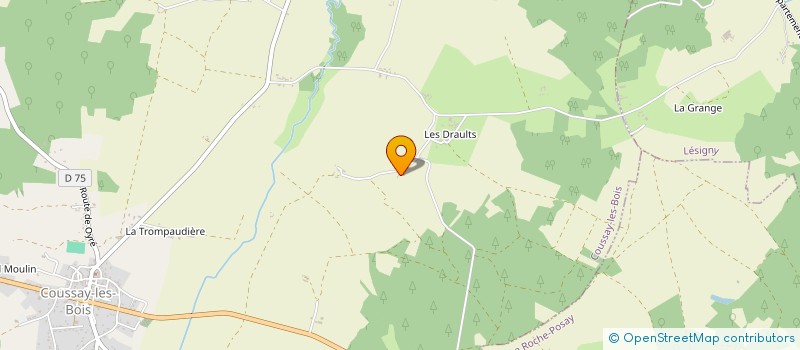 localisation de l'entreprise LA HACIENDA  LA ROCHE-POSAY