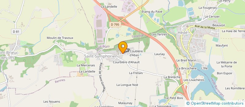 localisation de l'entreprise LA HAICHE  SAINT-SYMPHORIEN