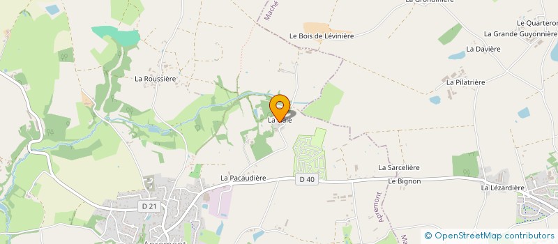 localisation de l'entreprise LA HAIE  SAINT-REVEREND