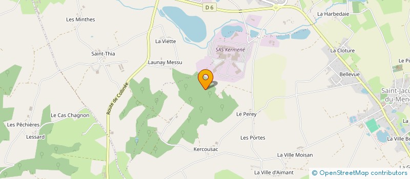 localisation de l'entreprise LA HAIE DU SILLON à LE MENE