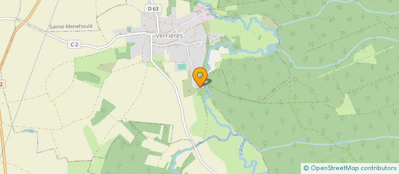 localisation de l'entreprise LA HAIE GUERIN  VERRIERES