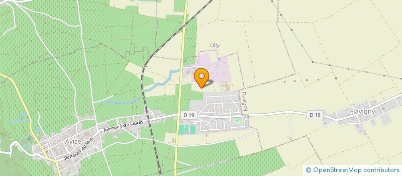 localisation de l'entreprise LA HAIE MARIA  AVIZE