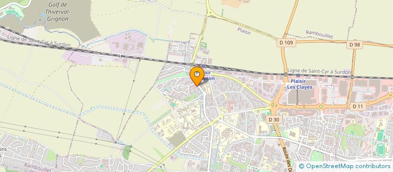 localisation de l'entreprise LA HAISE à PLAISIR