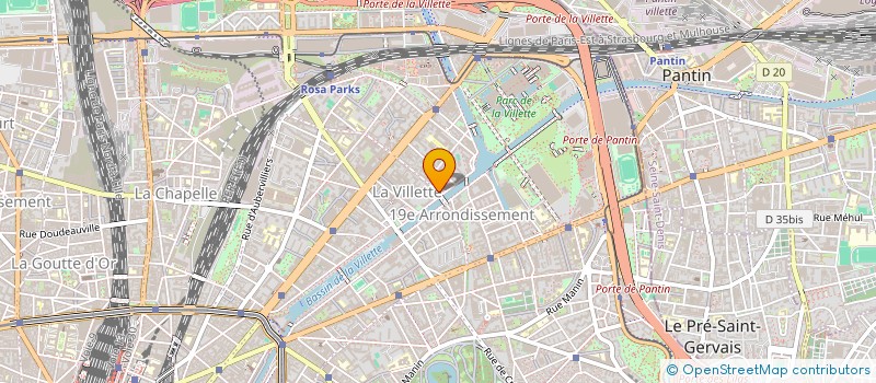 localisation de l'entreprise LA HALAV'VITE  PARIS