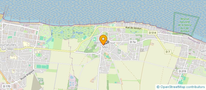 localisation de l'entreprise LA HALLE 936 à BERNIERES-SUR-MER