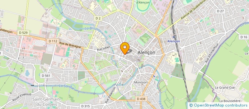 localisation de l'entreprise LA HALLE AU BLE à ALENCON