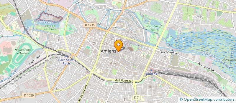 localisation de l'entreprise LA HALLE AU CHOCOLAT à AMIENS