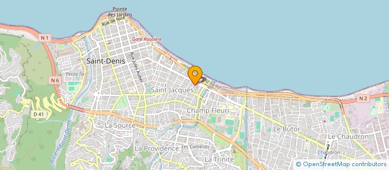localisation de l'entreprise LA HALLE AUX AFFAIRES à SAINT-DENIS