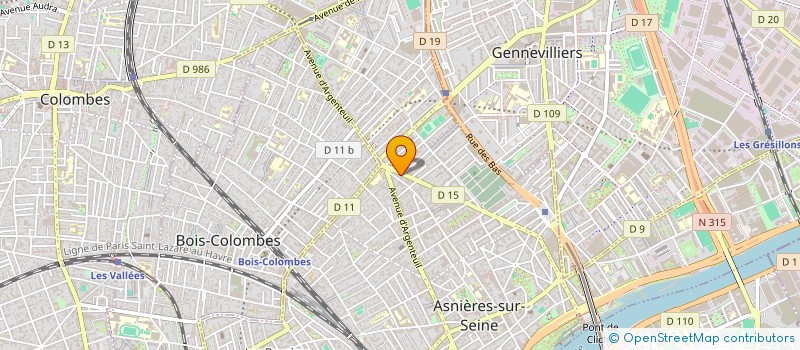 localisation de l'entreprise LA HALLE AUX CADEAUX à ASNIERES-SUR-SEINE