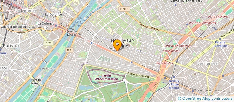 localisation de l'entreprise LA HALLE AUX GRAINS à NEUILLY-SUR-SEINE