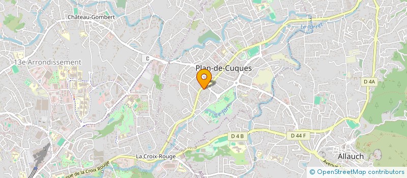 localisation de l'entreprise LA HALLE EN BEAUTE à PLAN-DE-CUQUES
