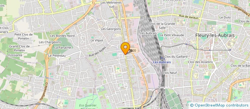 localisation de l'entreprise LA HALTE à ORLEANS
