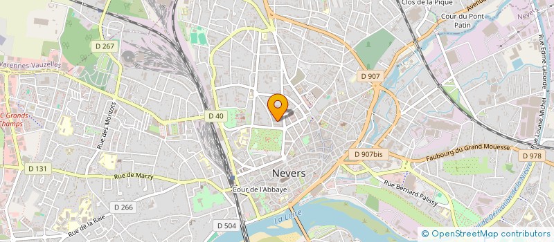 localisation de l'entreprise LA HALTE à NEVERS