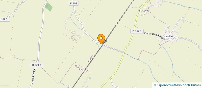 localisation de l'entreprise LA HALTE à MAGNY