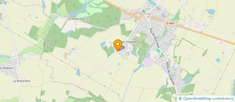 localisation de l'entreprise LA HALTE AUX FRIPONS à GROSBREUIL