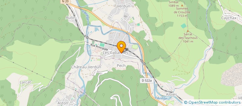 localisation de l'entreprise LA HALTE CABANNAISE à LES CABANNES
