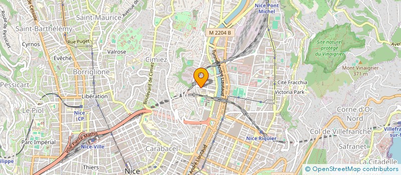 localisation de l'entreprise LA HALTE DES FAMILLES à NICE