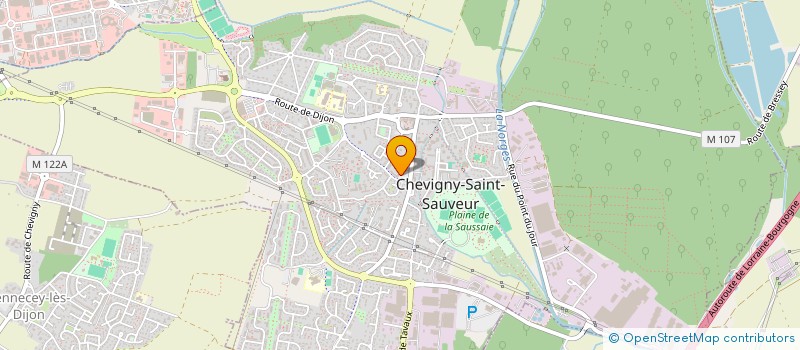 localisation de l'entreprise LA HALTE GOURMANDE  CHEVIGNY-SAINT-SAUVEUR