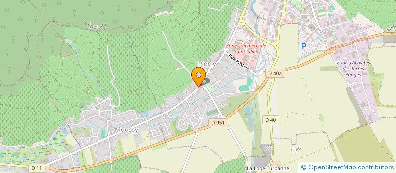 localisation de l'entreprise LA HALTE SAINT HUBERT  PIERRY