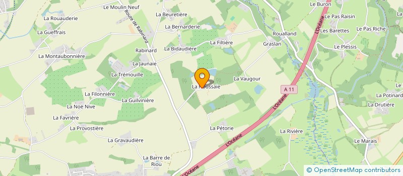 localisation de l'entreprise LA HAMONETTE  CARQUEFOU