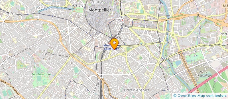 localisation de l'entreprise LA HAPPY FACTORY à MONTPELLIER