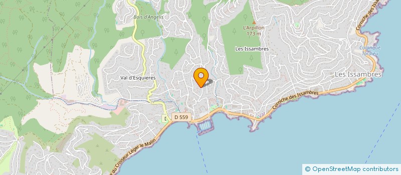 localisation de l'entreprise LA HARMEE  ROQUEBRUNE-SUR-ARGENS