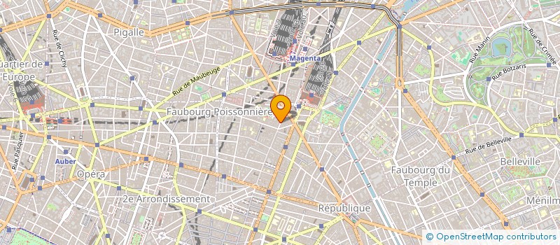 localisation de l'entreprise LA HARPE  PARIS