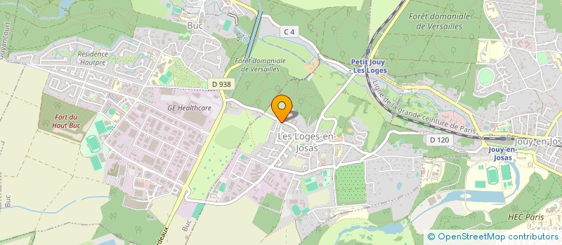 localisation de l'entreprise LA HARPE SOLAIRE  LES LOGES-EN-JOSAS