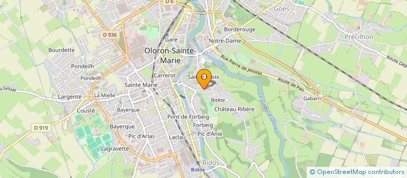 localisation de l'entreprise LA HAUT  OLORON-SAINTE-MARIE