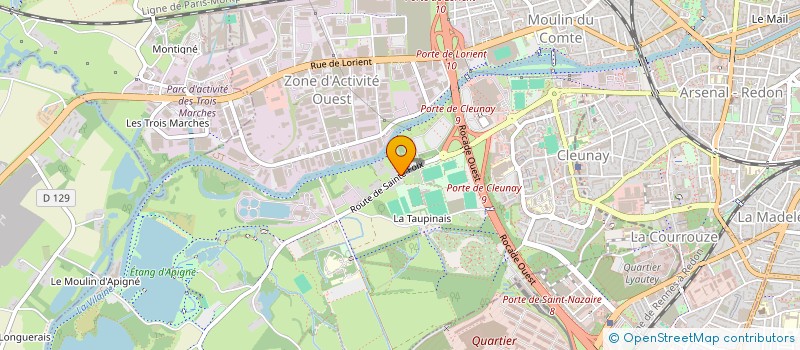 localisation de l'entreprise LA HAUT à RENNES