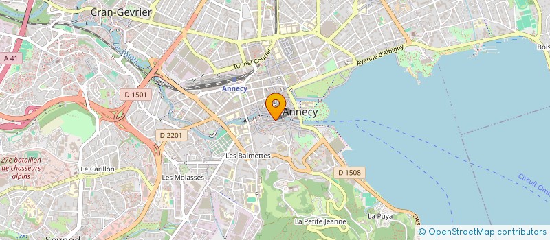 localisation de l'entreprise LA HAUT à ANNECY
