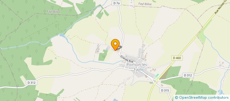localisation de l'entreprise LA-HAUT - GITE INSOLITE à POINSON-LES-FAYL
