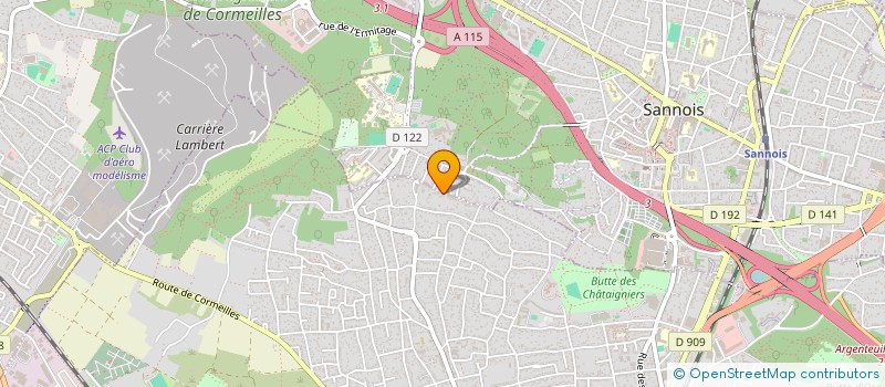 localisation de l'entreprise LA-HAUT SM  ARGENTEUIL