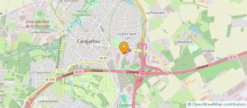 localisation de l'entreprise LA HAUTE ANGLE  CARQUEFOU