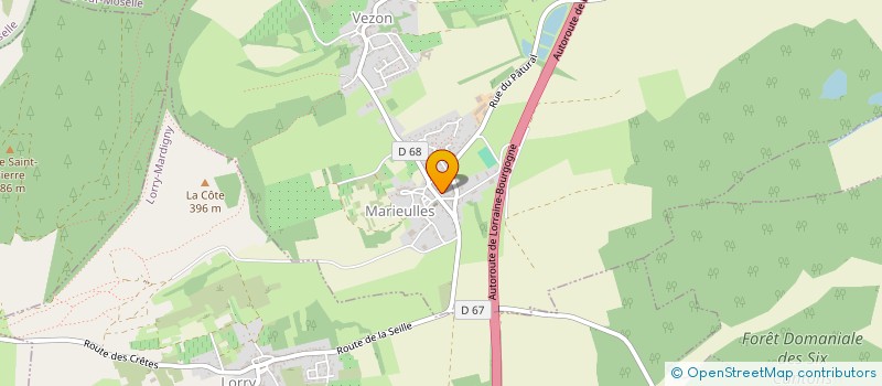 localisation de l'entreprise LA HAUTE CLOTURE  METZ