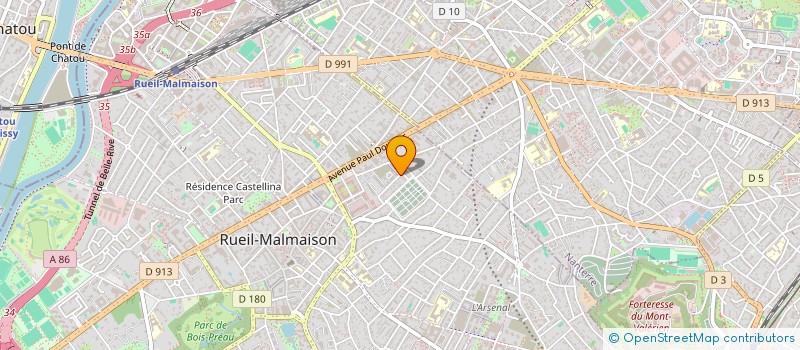 localisation de l'entreprise LA HAUTE COUR à RUEIL-MALMAISON