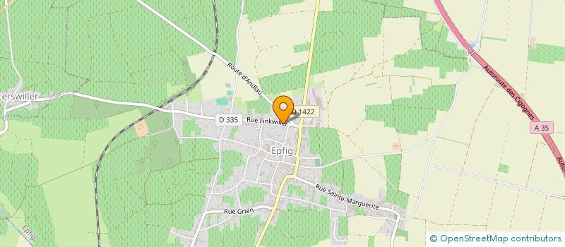 localisation de l'entreprise LA HAUTE DAME  EPFIG