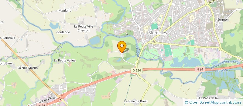 localisation de l'entreprise LA HAUTE FORET  BREAL-SOUS-MONTFORT