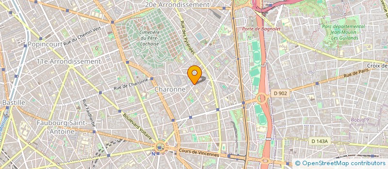 localisation de l'entreprise LA HAUTE LOIRE AMICALE  PARIS