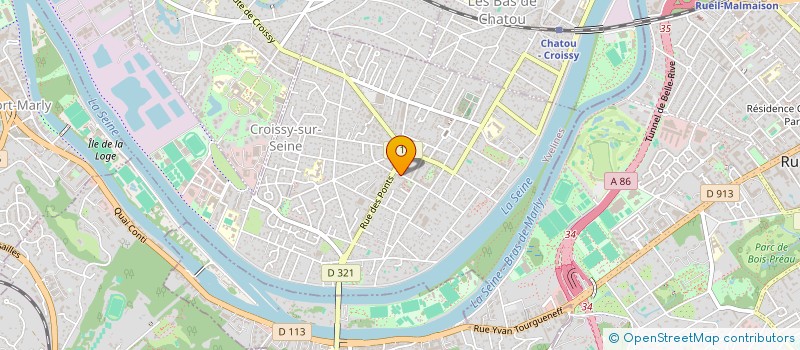 localisation de l'entreprise LA HAUTE PIERRE à CROISSY-SUR-SEINE