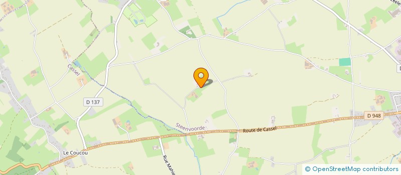 localisation de l'entreprise LA HAUTE ROOME  STEENVOORDE