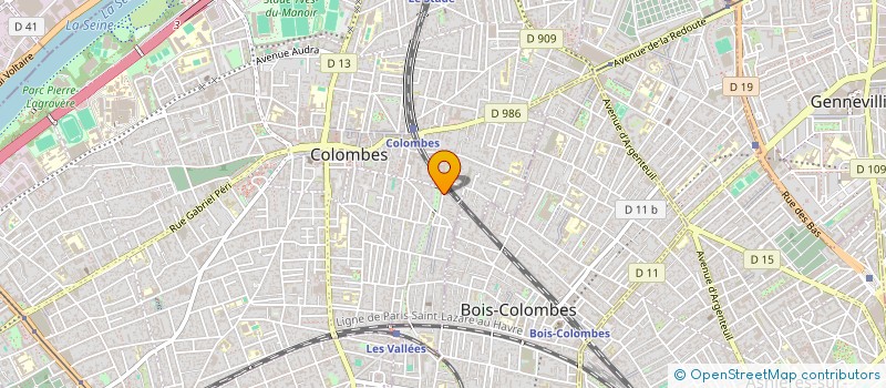 localisation de l'entreprise LA HAUTEVILLE  COLOMBES