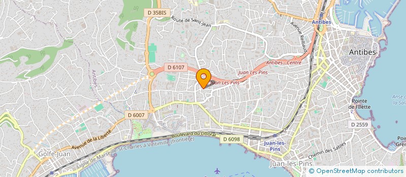 localisation de l'entreprise LA HAVANA à ANTIBES