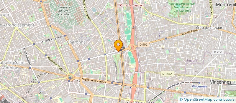 localisation de l'entreprise LA HAVANE SARL  PARIS