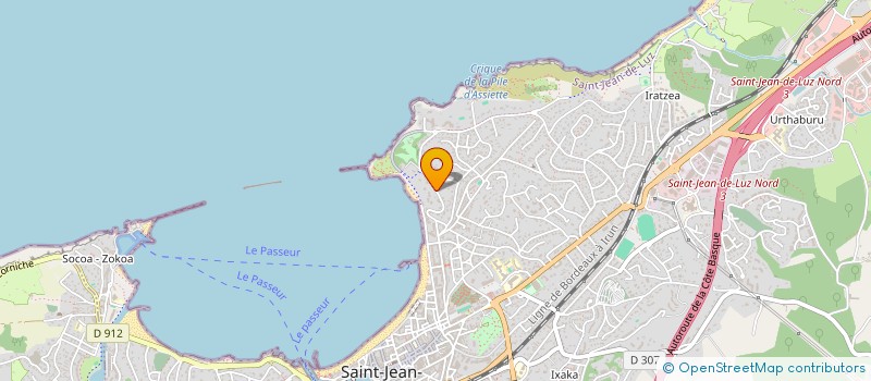 localisation de l'entreprise LA HAYA  SAINT-JEAN-DE-LUZ