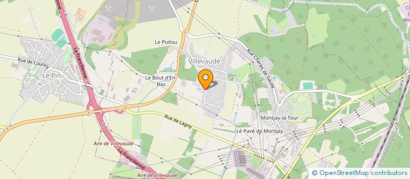 localisation de l'entreprise LA HAYETTE  VILLEVAUDE