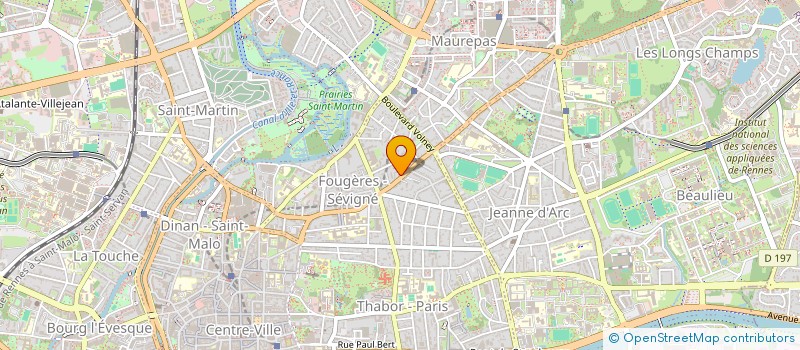 localisation de l'entreprise LA HEROICA  RENNES