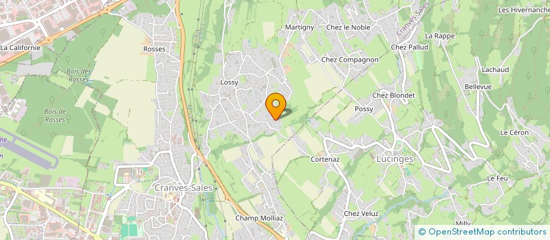 localisation de l'entreprise LA HERSE  CRANVES-SALES